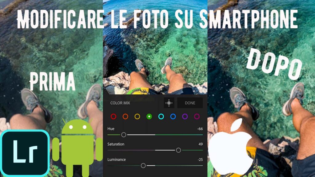 app modificare foto android ios iphone adobe lightroom