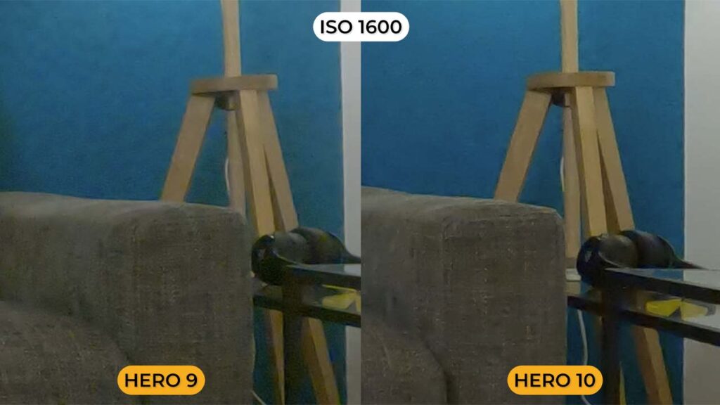 Riduzione del rumore GoPro Hero 10 vs Hero 9