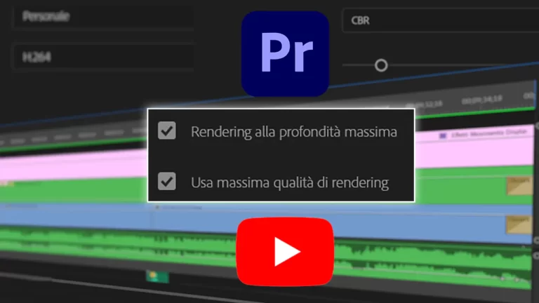 Come Esportare un Video da Adobe Premiere per YouTube