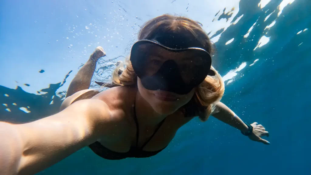 GoPro senza scafandro snorkeling
