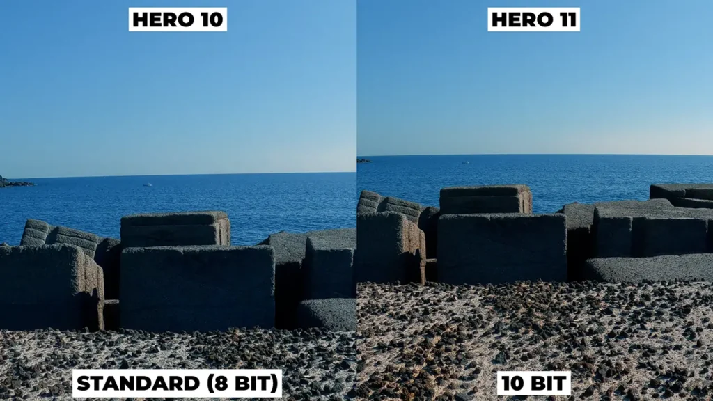 GoPro Hero 10 vs Hero 11 10 bit