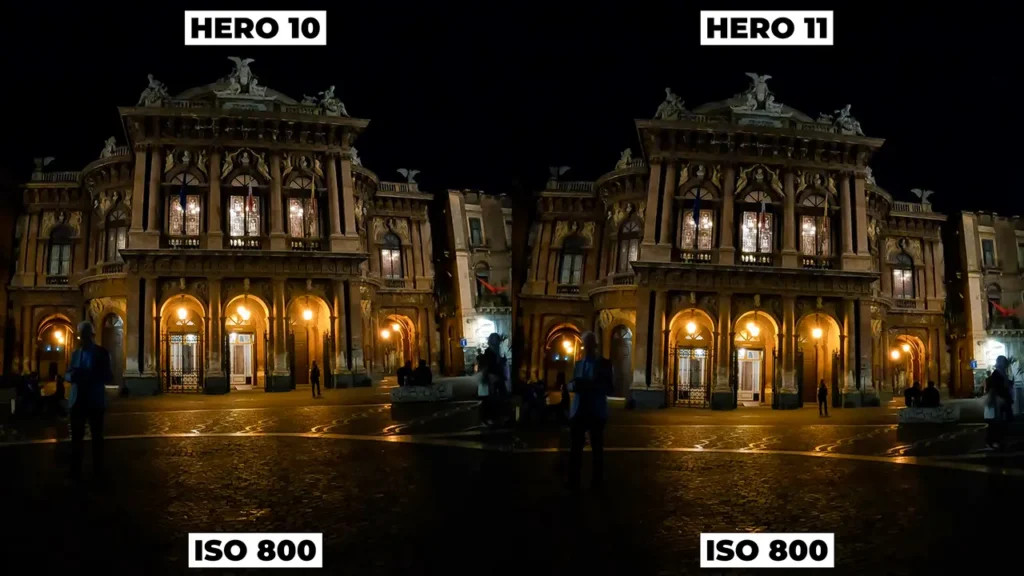 GoPro Hero 10 vs Hero 11 Low Light