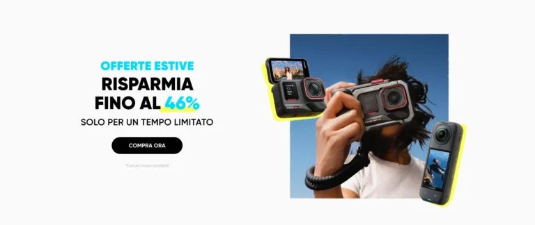 Insta360: Ultimi Giorni di SCONTI Estivi!