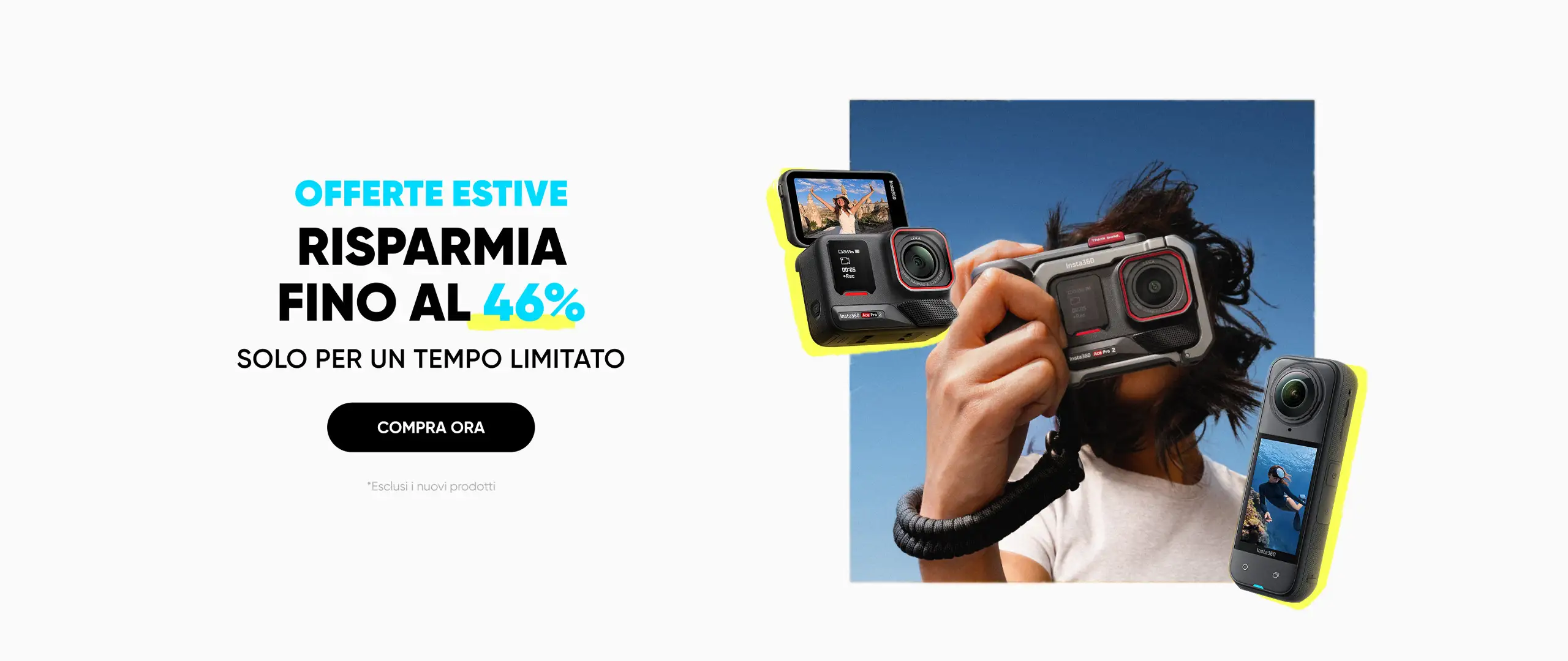 Ultimi giorni Sconti Estivi di Insta360 2025