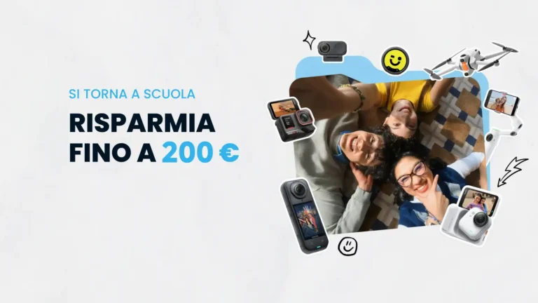 Sconti Insta360 Back to School 2026: tutte le offerte (guida aggiornata)